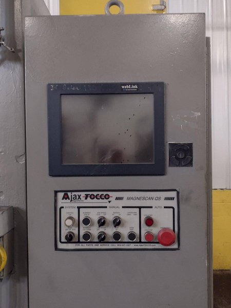 250 KW AJAX TOCCO "PACER" INDUCTION HARDENING SCANNER SYSTEM WITH MAGNESCAN QS CONTROLS: STOCK #16063