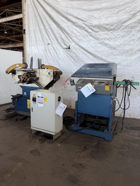 3,300 LB x 5.9" x .06" ORII SERVO FEEDLINE W/ DUAL UNCOILER. STOCK # 0130125.