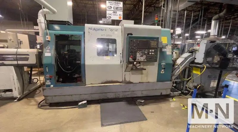 Nakamura-Tome WT-250 CNC Lathe, 2001