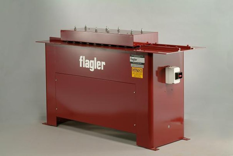 Flagler High Speed Reeves Snap Lock Machine, 24 Ga.