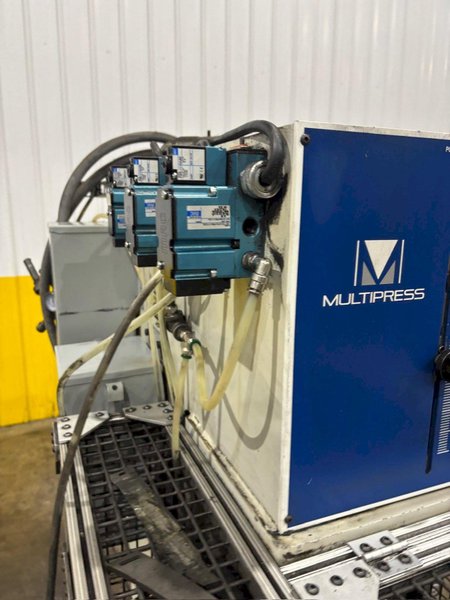8 TON MULTIPRESS MODEL #M5P-8 HYDRAULIC C-FRAME PRESS 12" STROKE: YOBRO #24267