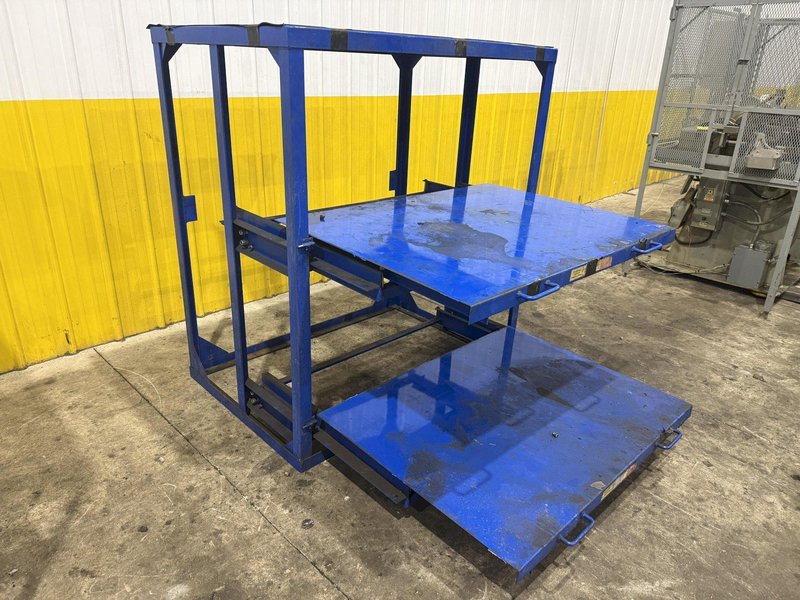 (4) 1,000 LB CAPACITY DIE RACKS W/ SLIDING SHELVES: YOBRO #24478