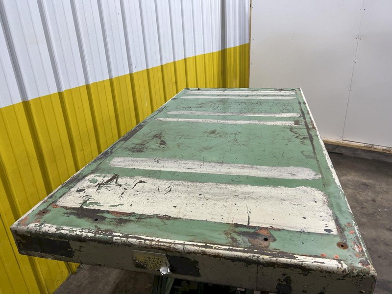 32" X 63" HYDRAULIC SCISSOR LIFT TABLE: STOCK 14718