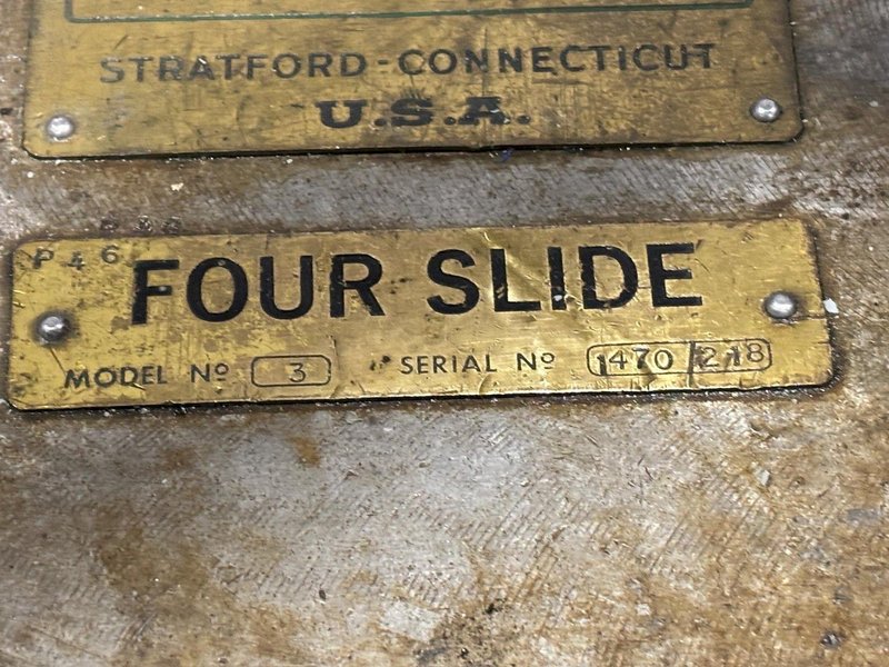 #3 US BAIRD MODEL #3 WIRE FORMING FOURSLIDE MACHINE: YOBRO #24430