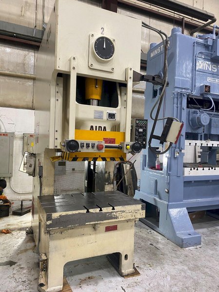 150 Ton AIDA NC1-150(2) Gap Press For Sale, Year 2000