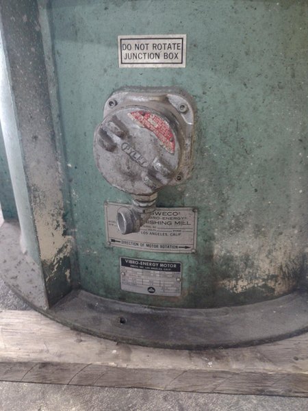 7 CUBIC FOOT X 48" SWECO MODEL #FMD7LR VIBRATORY BOWL PARTS FINISHER: STOCK #23140