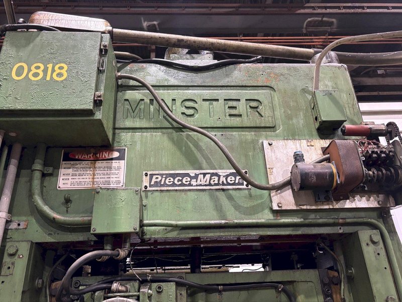 100 TON MINSTER P2-100-42 PIECE MAKER STRAIGHT SIDE SSDC HIGH SPEED PRESS 6" STROKE: YOBRO #23916