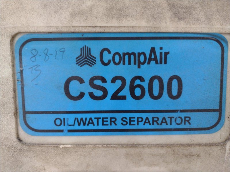 COMPAIR MODEL CS2600 OIL WATER SEPARATOR: STOCK #21255