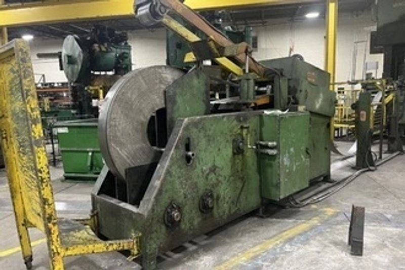 DALLAS 10,000 LB X 24" WIDE X .250" THICK COIL CRADLE STRAIGHTENER, STOC...