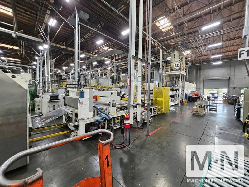 60" WIDE WELLEX SHEET EXTRUSION LINE MFG 2004