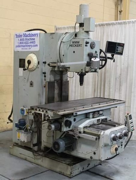 HECKERT MODEL FSS 400 VERTICAL KNEE MILL: STOCK # 67257