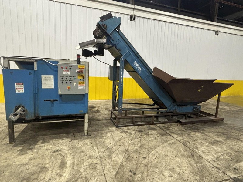 3" x 2.75" x 126 TON ARS MODEL #600 HYDRAULIC CHIP PUCKER BRIQUETTER: STOCK 22432