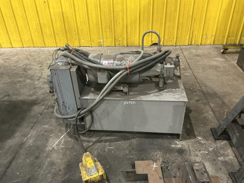PARKER C FRAME HYDRAULIC PRESS W/ NOTCHER &amp; COPING DIES : YOBRO 26353