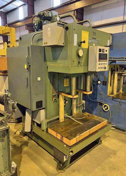50 Ton PH Hydraulics, C Frame Press, Dual Ram STOCK# 3283