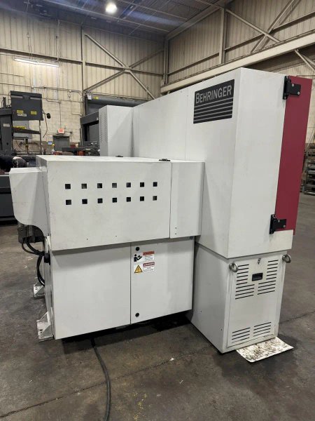 USED BEHRINGER 11.8" X 10.2" DUAL POST AUTOMATIC BANDSAW MODEL HBE 261A, Year: 2021