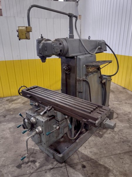 #205 K&amp;T MILWAUKEE KEARNEY AND TRECKER MODEL #205 S-12 HORIZONTAL MILL WITH TOOLMAKERS VERTICAL HEAD: STOCK #22495