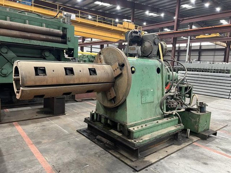 48" x .312" x 30,000# Loopco Slitting Line with 3 Heads and Banding Line Components (14299)