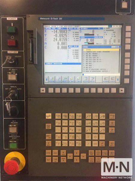 Matsuura MAM72-63V 5-Axis CNC Vertical Machining Center w/ APC