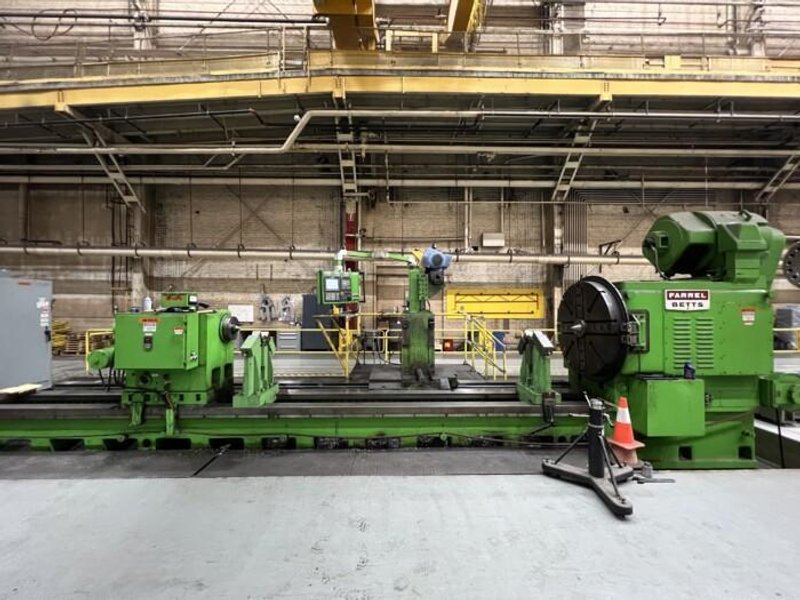 Farrel 56" x 240" CNC Lathe w/ Live Spindle &amp; C Axis