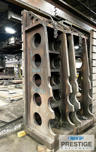 (2) 112" x 35.75" x 36.75" Heavy Duty Cast Angle Plates
