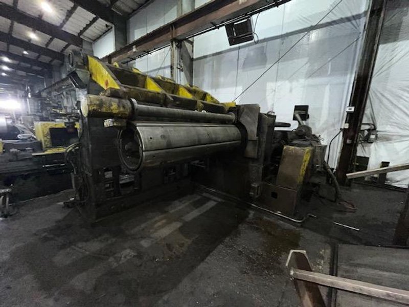 60,000# X 72" PAXSON RECOILER AND POWERED HOLD DOWN STOCK# 4047