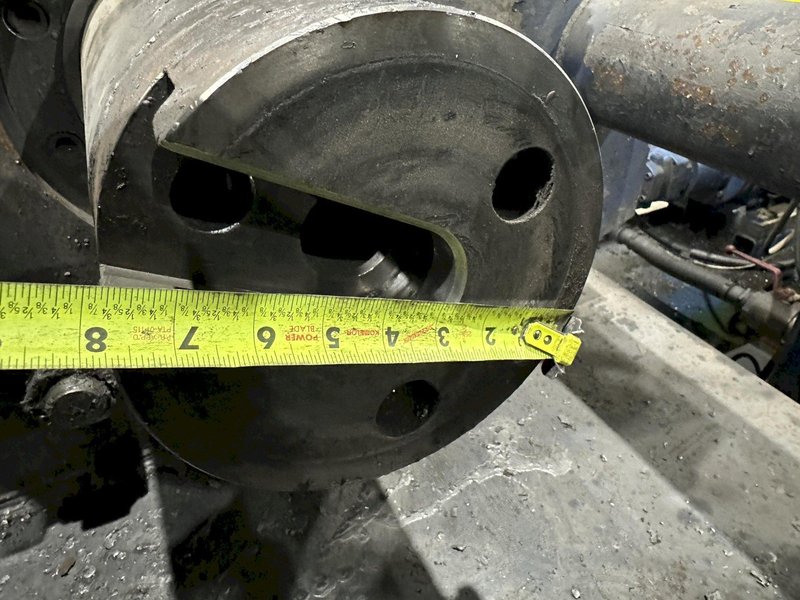 200 TON (2-3/8" TO 9-5/8") DIAMETER TRUE GRIT MODEL CT200 HYDRAULIC TUBE &amp; PIPE PUSH POINTER / END FORMER/ SWAGING PRESS: STOCK #22399