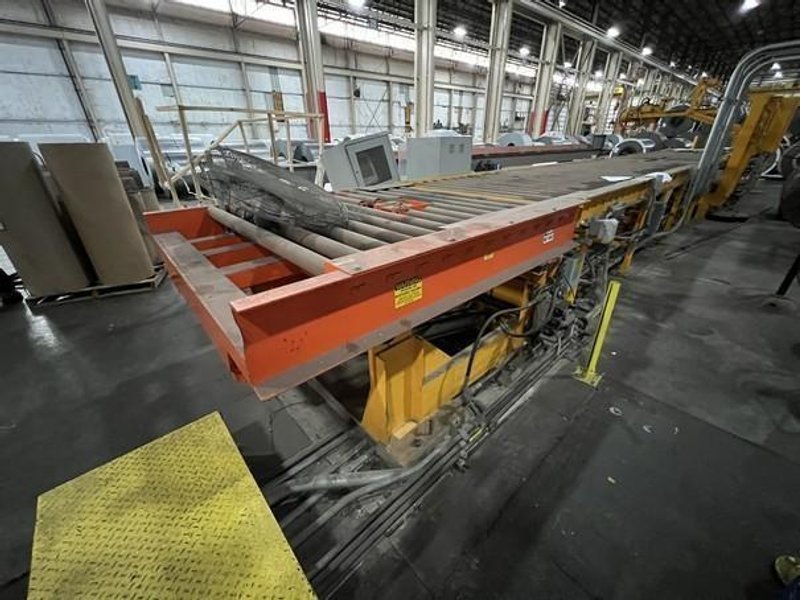 72" x 10,000 LB Banding Line With 5 Ton Monorail System STOCK #3044