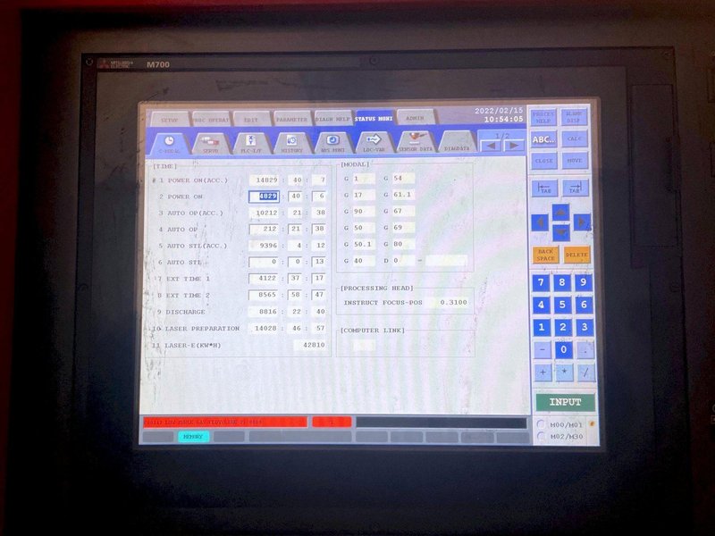 Mitsubishi ML4020RX-F80 Fiber Laser