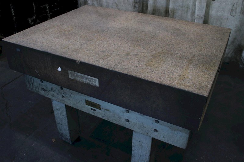 3' X 4' STARRETT GRANITE PLATE: STOCK #74258