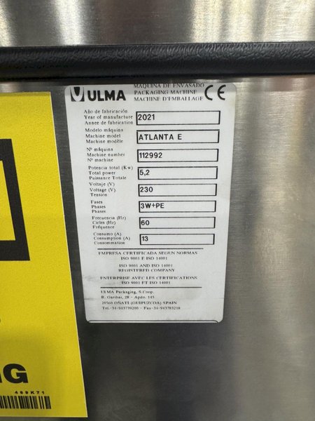 Ulma Atlanta E Flow Wrapper (HFFS)
