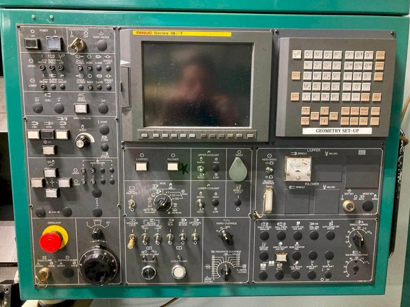 Nakamura-Tome WT-250 CNC Lathe, 2001 – Twin Turret, Chip Conveyor, Parts Catcher