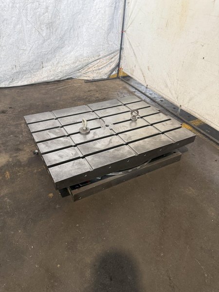 30" X 40" DEVLIEG AIR LIFT ROTARY TABLE. STOCK # 0221126