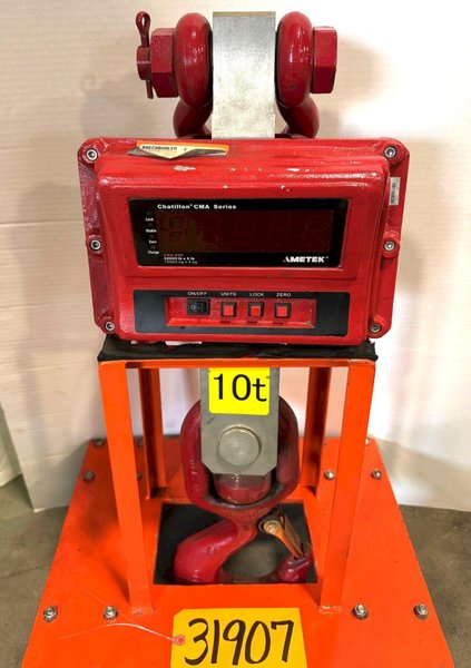 22,000 Lb. Ametek Chatillon Digital Crane Scale CMA-22K, Stand