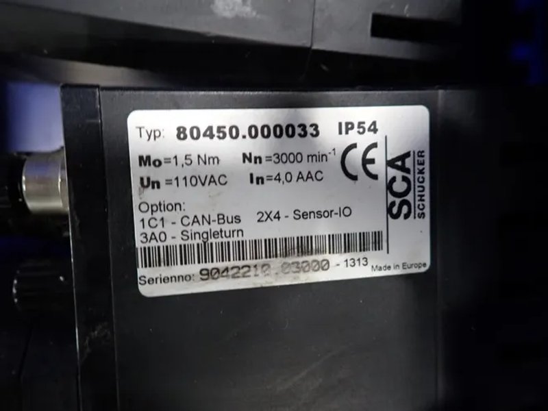 Schucker 3000 Rpm Servo Motors - 80450.000033