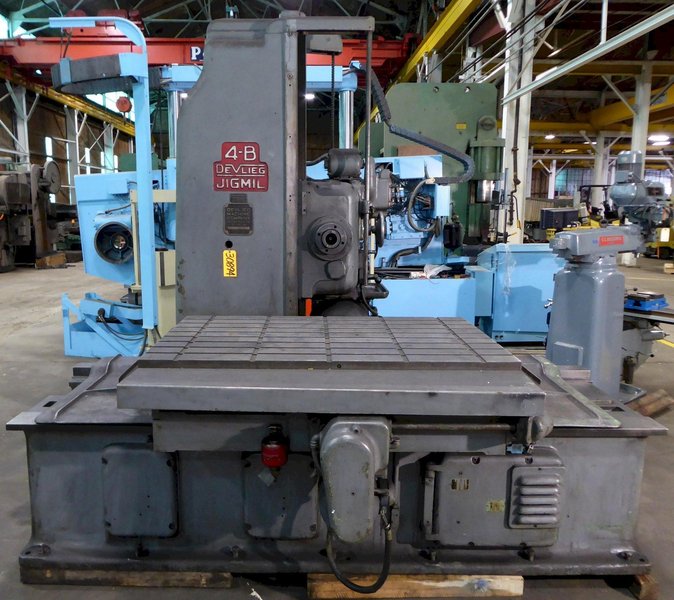 4B-60 DeVlieg Jigmil, 36" x 60" Tbl., 50 Taper, 48" Vert., 10 HP, Low Price