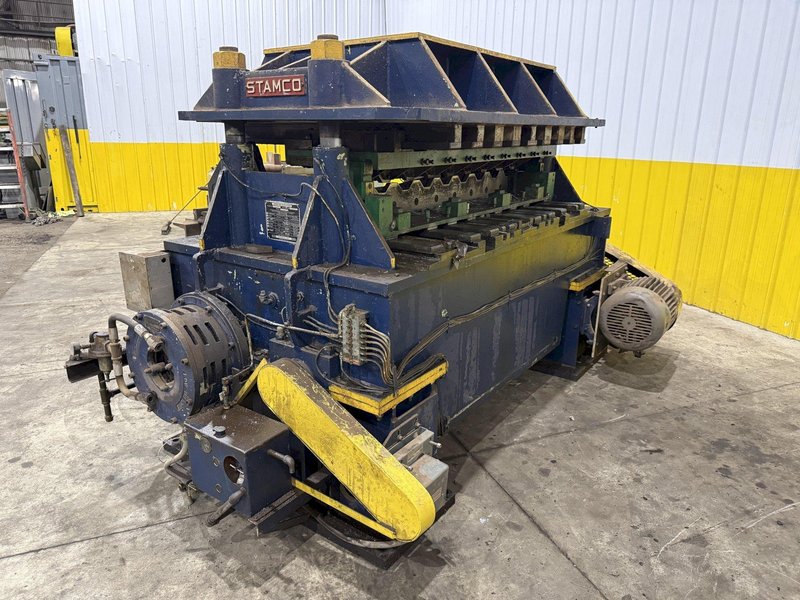 100 TON X 64" WIDE STAMCO MODEL #810-64 CUTOFF PRESS, WITH AIR CLUTCH: YOBRO #24793