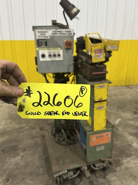 10" GUILD MODEL #PSA-200 SHEAR END COIL STRIP WELDER: STOCK #22606