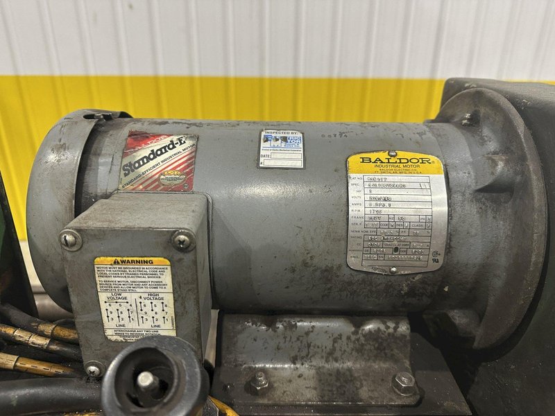 13" X 18" HYD-MECH MODEL #S-20P SWIVEL MITRE HORIZONTAL BANDSAW: STOCK #22384