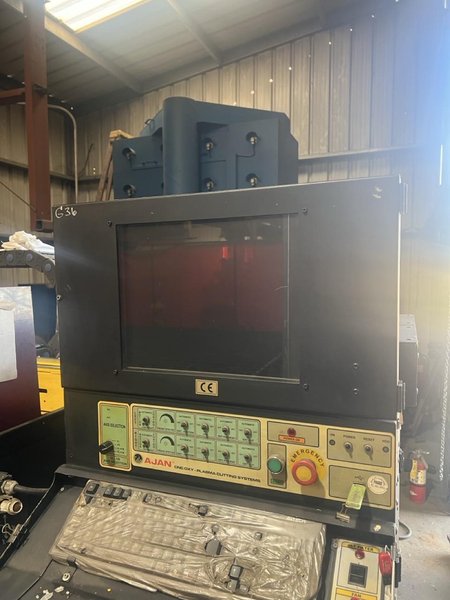 8′ x 20′ Ajan Plasma-Oxy Cutting Table, 2016 – Ajan PP 260A Power Source, 5 Axis