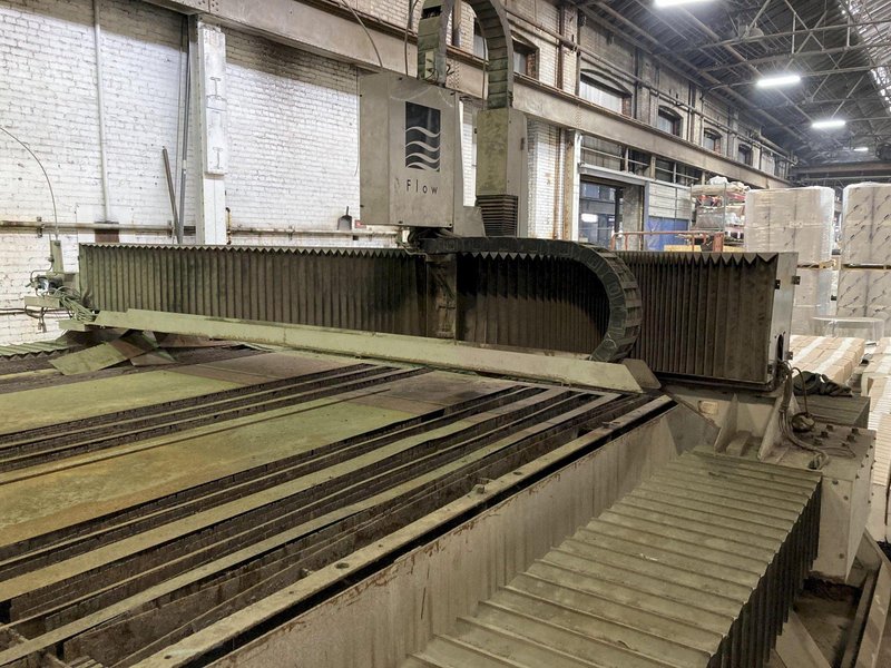 144" X 336" FLOW 60,000 PSI FLOW WATER JET CUTTING SYSTEM. STOCK #0119926