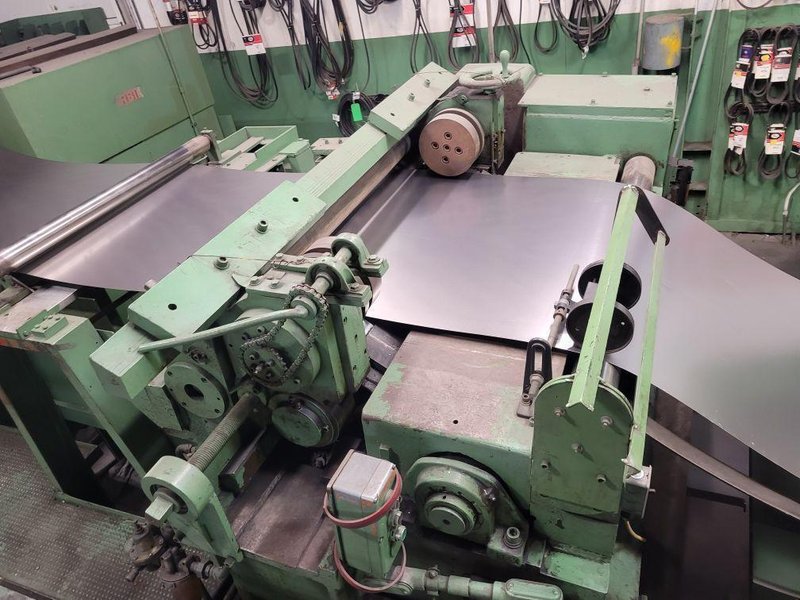 48" X 20,000 LBS RBI AUTOMATIC FEED DAHLSTROM CTL CUT TO LENGTH LINE ENTRY: STOCK #19768
