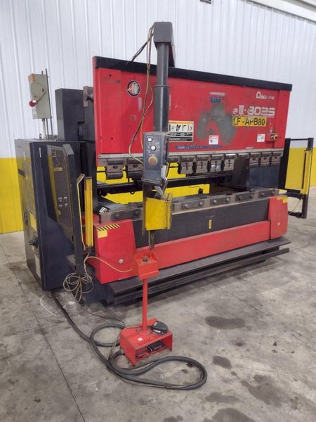 80 TON X 8' AMADA MODEL #FBD-8025 NT CNC HYDRAULIC PRESS BRAKE NEW 2004 : STOCK #23473