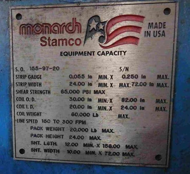 0.250" x 6' Stamco Hi Speed Shear