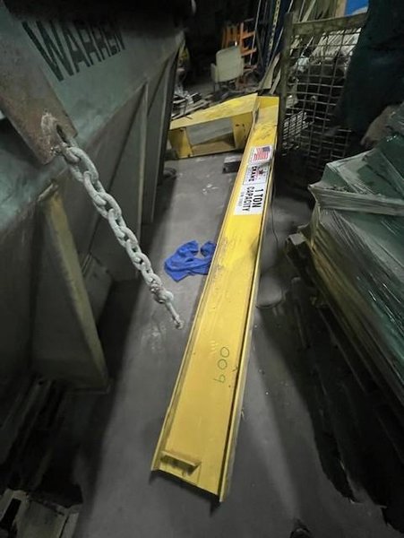 1 TON JIB CRANE STOCK #3835