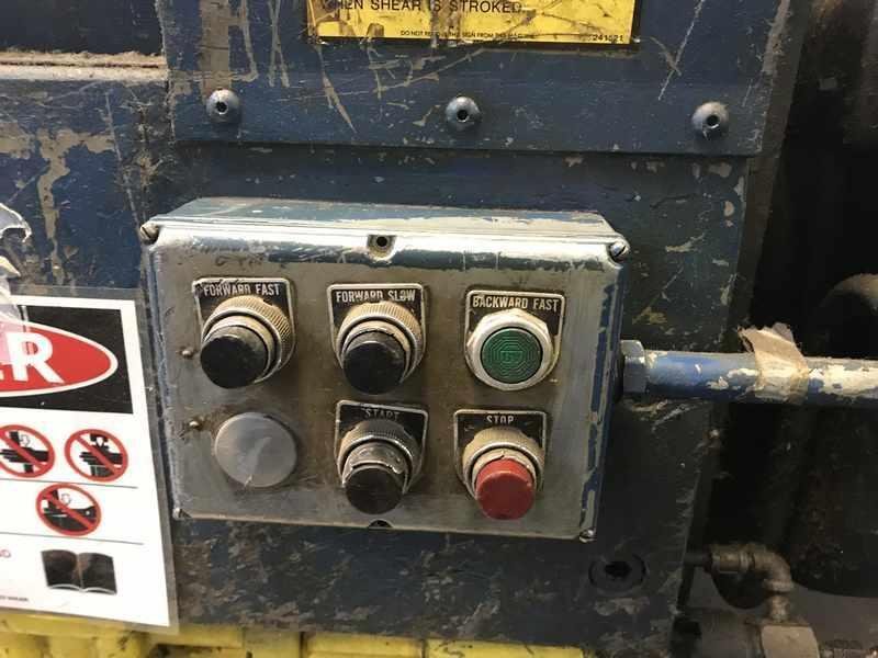 0.187" x 8' Cincinnati Power Sq. Shear