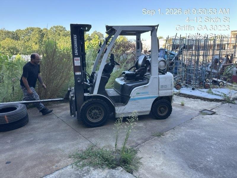 UniCarriers PF50LP 5,000 LB LPG Pneumatic Forklift, 2023 – 3-Stage Mast, Side Shift