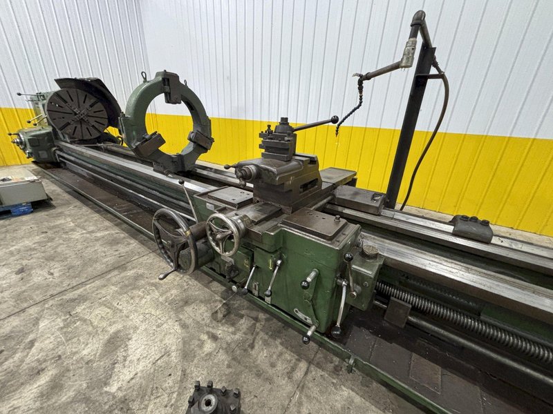 40" X 420" /35' AMERICAN MODEL H HEAVY PATTERN ENGINE LATHE, 2-7/8" HOLE: STOCK #22746