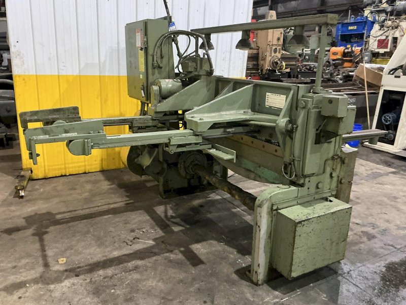 4' X 10 GAUGE WYSONG MODEL #1048 MECHANICAL POWER SQUARING SHEAR W/ BACK GAUGE : YOBRO #26001
