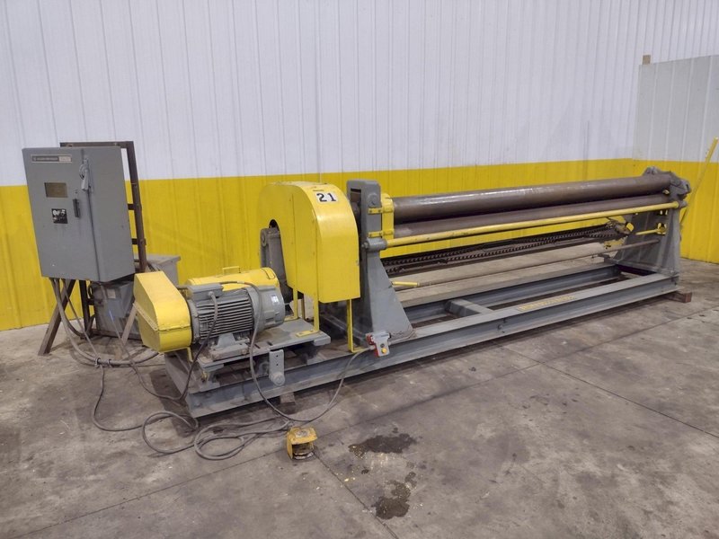 10' X 12 GA BROWN &amp; BOGGS MODEL #90-A INITIAL PINCH BENDING ROLL: YOBRO #24377
