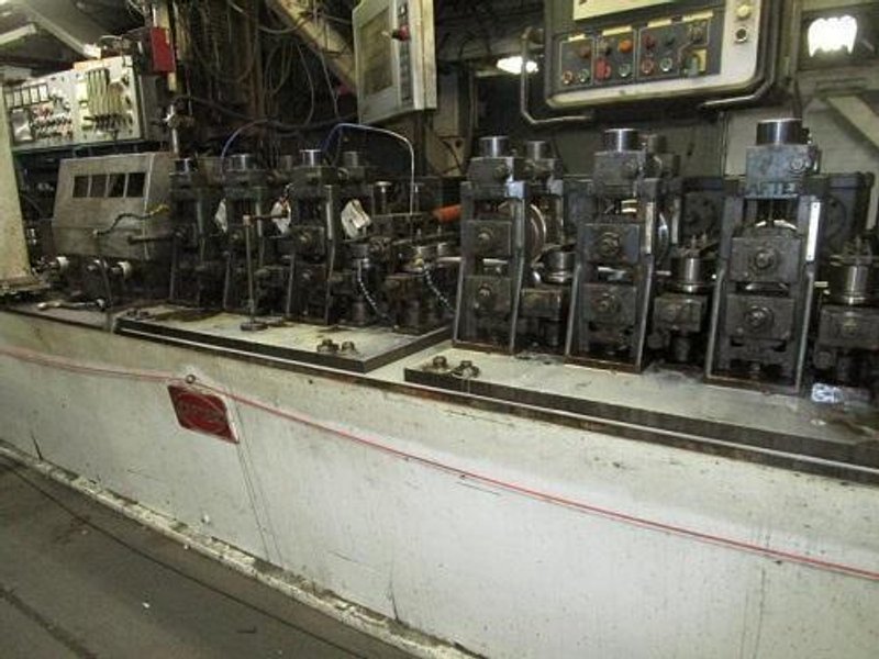 1 1/2" X .083" RAFTER LASER STAINLESS TUBE MILL LINE W/ IN-LINE BRIGHT ANNEALING